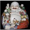 Image 1 : Porcelain Happy Buddha Statue With Childen #1283054