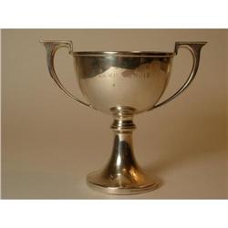 English  Sterling Art Deco Tennis Trophy #1301914