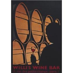 Bali   Willis Wine Bar, 1999 Original Litho #1301969