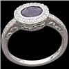 Image 1 : 14k Ring AMETHYST  w  DIAMONDS #1302306