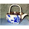 Image 1 : CHINESE SMALL BLUE AND WHITE TEA POT #1302308