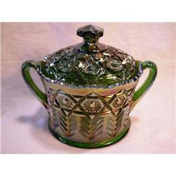 carnival cambridge inverted feather cracker jar#1302316