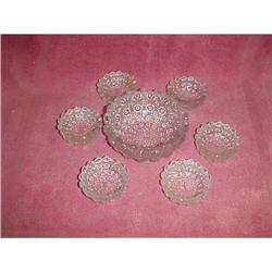 Vintage Lacy Daisy Open Salt Set #1302341