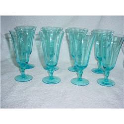 Set of 8  Blue  Stem Tumblers #1302347