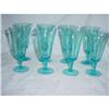 Image 1 : Set of 8  Blue  Stem Tumblers #1302347
