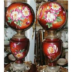 GONE with the WIND Lamp HP Antique LARGE - GWTW#1302390