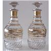 Image 1 : Pair of Russian Glass Nicholas I Decanters #1302425