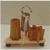 Image 1 : Bakelite and Lucite Cruet Set #1302468