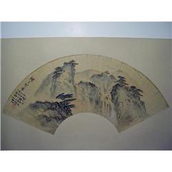 fine Chinese Fan Painting #1302633