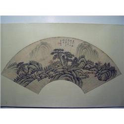 fine Chinese Fan Painting #1302635