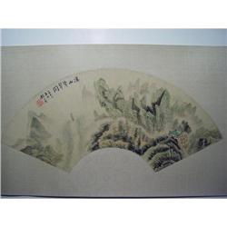 fine Chinese Fan Painting #1302636