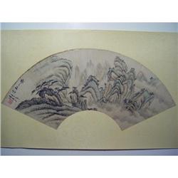 fine Chinese Fan Painting #1302637