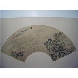 fine Chinese Fan Painting #1302639