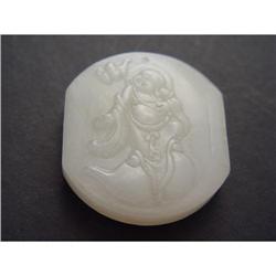 Chinese carved  jade  Pendant #1302641