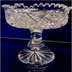 Cut Glass Compote #1302649