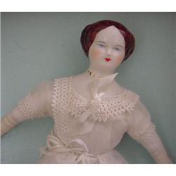 Doll Ruth Gibbs Early Large White China 12" #1302654