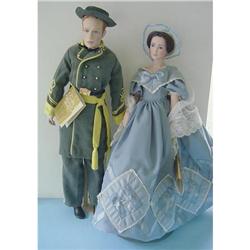 Doll GWTW Melanie and Ashley Wilkes Franklin #1302667