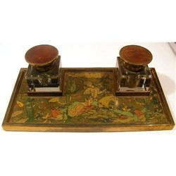 Art Nouveau Inkstand. Two wells #1302673