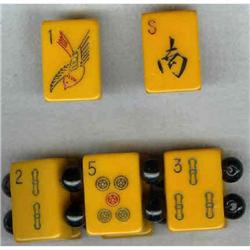 Bakelite Bracelet & Earings. MahJong Tiles #1302675