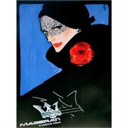 Original Maserati poster by Gruau, 1997, A on #1302842