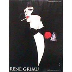 FEMME  a L'OIELLET, Original Gruau Poster 1981 #1302855