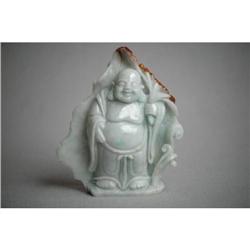 Carved  Chinese  Jadeite  Buddha. #1320965