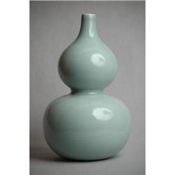 Chinese  Celadon  Porcelain  Gourd  Vase  with #1320966