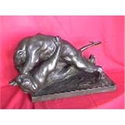 Bronze Sculpture of fighting Panters(signed) #1321168