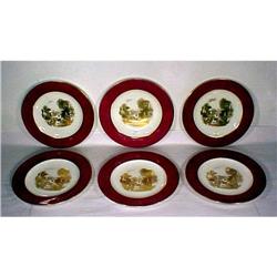 6 Wedgwood Oriental Design Plates #1321249