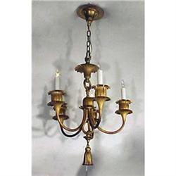 Antique Classical Gilt Bronze Chandelier #1321255