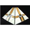 Image 1 : Shade(s Lamp Stained Glass Mission Geometric #1321289