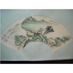 fine Chinese Fan Painting #1321362