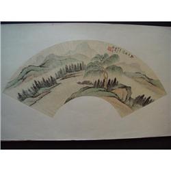 fine Chinese Fan Painting #1321366