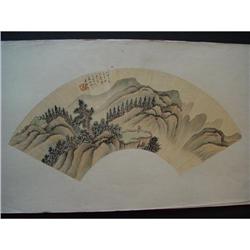 fine Chinese Fan Painting #1321368