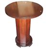 Image 1 : French Art Deco Red Mahogany Side Table #1338476