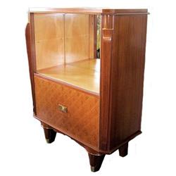 French Art Deco Rosewood Display Cabinet #1338480