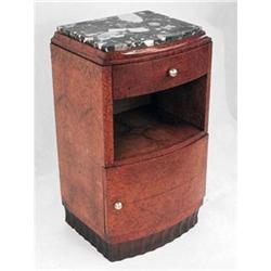 c1930s French Art Deco Nightstand Night Stand #1338482