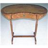Image 1 : Antique Kidney Shaped Ladies Writing Table #1338521