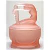 Image 1 : Pink RAPUNZEL Satin Glass Dresser Jar #1338687
