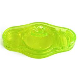 Cambridge Vaseline Depression Glass Compact #1338694