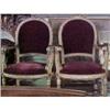 Image 1 : PAIR OF FRENCH UPHOLSTERED ARMCHAIRS #1338752