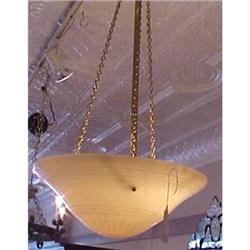 OPALENE GLASS DOME CHANDELIER #1338763