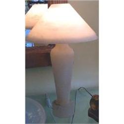 Alabaster Lamp With Alabaster Shade #1338849