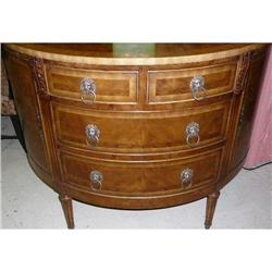 Bow Front Server Chest Cabinet  #1338853