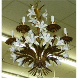 Italian Tole Chandelier #1338867