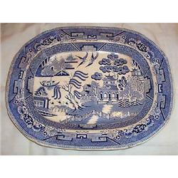 A Blue Willow Stoneware  English Platter... #1338967