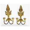 Image 1 : PD001 - Leaf Sconce with Double Arm #1339040
