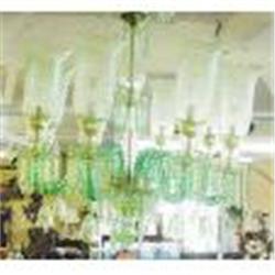 Crystal Chandelier - Light Green #1339051