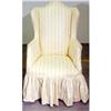 Image 1 : AW30 - Striped Slip-Covered Chair Circa 1920 #1339055