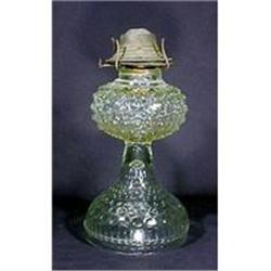 Authentic Antique Hobnail Oil Lamp Glass #1339159